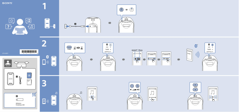 Page n°1 - Manuel utilisateur Sony GTX-XB72