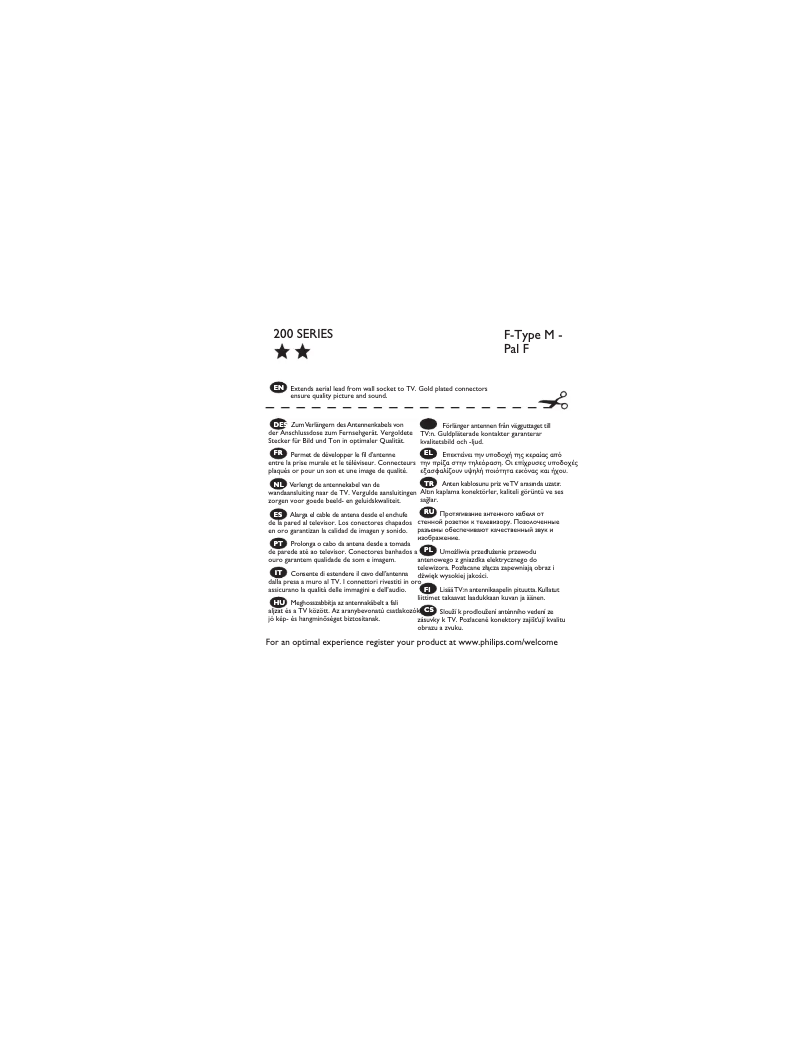 Page n°1 - Mode d'emploi Philips SWV4157S