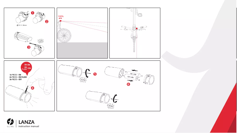 Page 1 de la notice Manuel utilisateur Spanninga Lanza