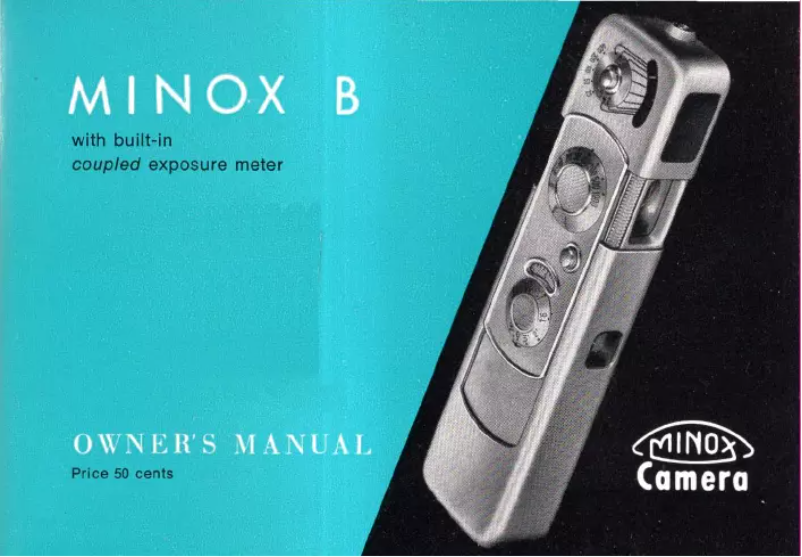 Page n°1 - Manuel utilisateur Minox B