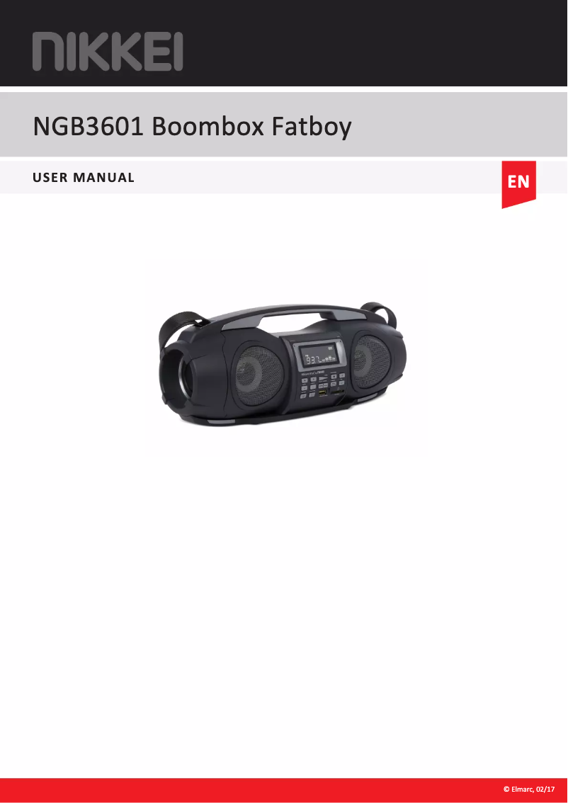 Página 1 del manual Manual de usuario Nikkei Fatboy