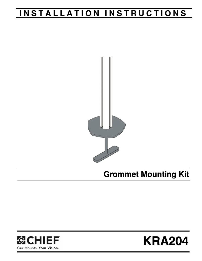 Page n°1 - Manuel utilisateur Chief KRA204B
