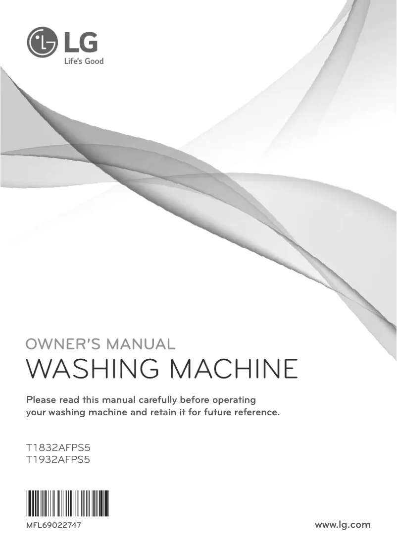 Page 1 de la notice Manuel utilisateur LG T1932AFPS5