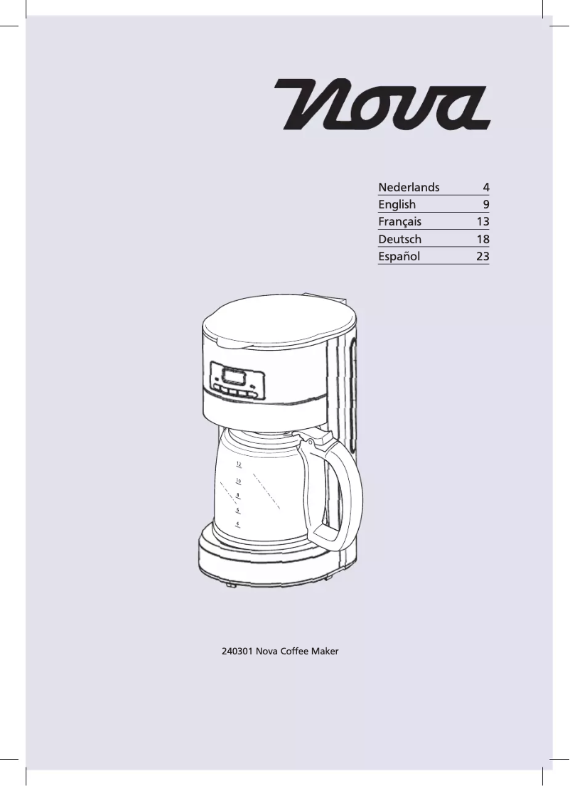 Página 1 del manual Manual de usuario Nova 240301