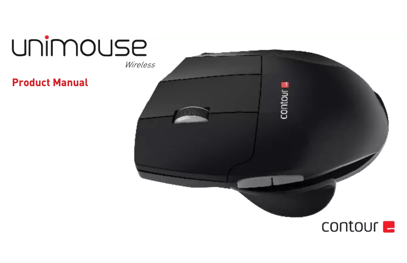 Image de la première page du manuel de l'appareil Unimouse Wireless