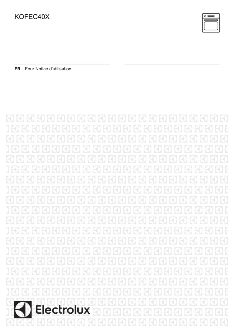 Page 1 de la notice Manuel utilisateur Electrolux KOFEC40X