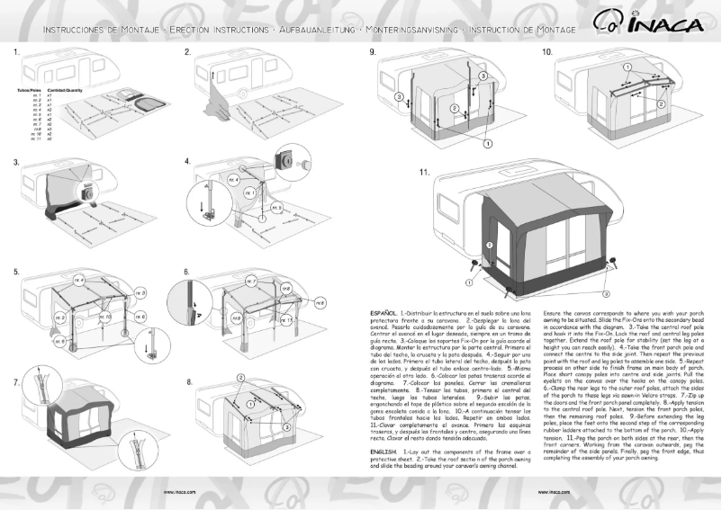 Page n°1 - Manuel utilisateur Inaca Mercury 360