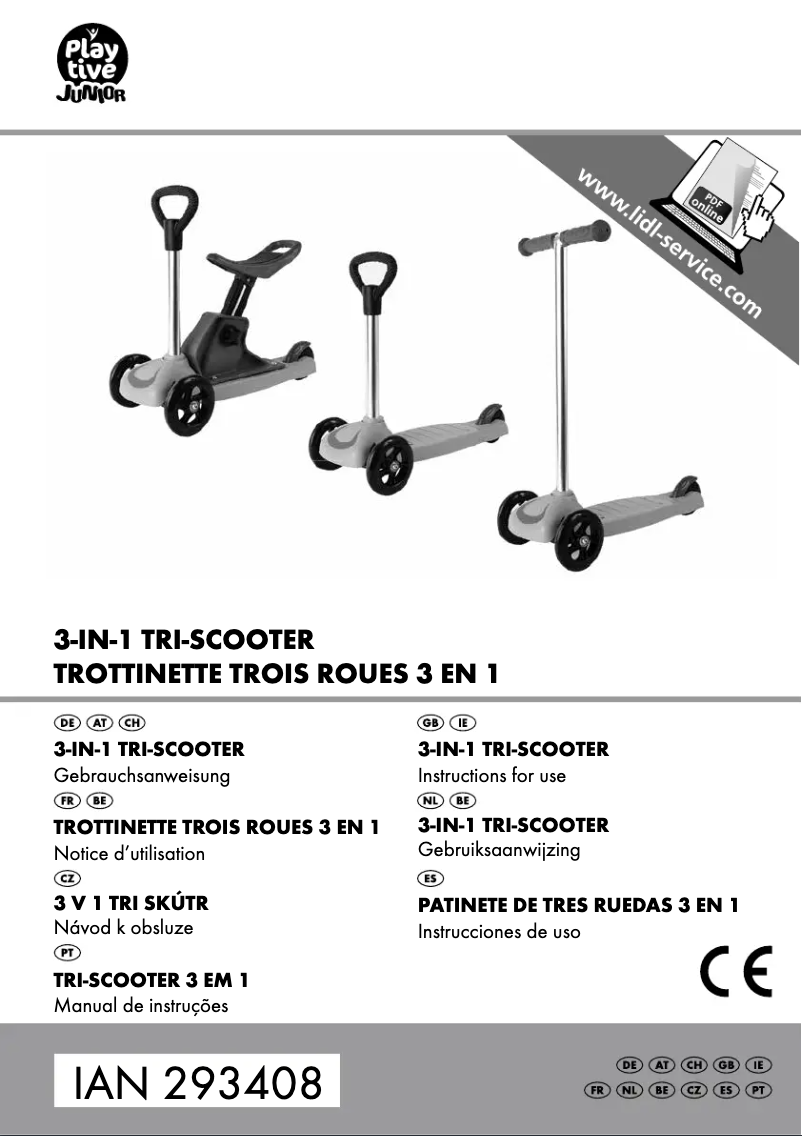 Page 1 de la notice Manuel utilisateur Playtive IAN 293408