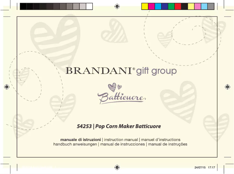 Page 1 de la notice Manuel utilisateur Brandani 54253