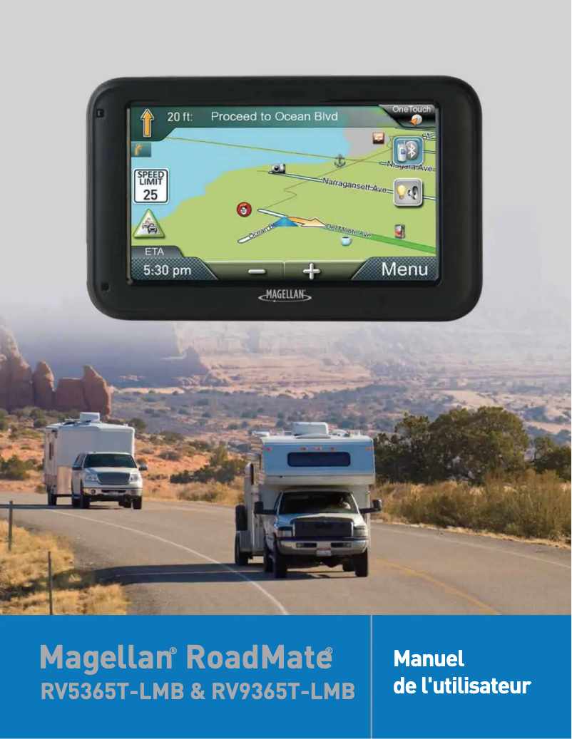 Image de la première page du manuel de l'appareil RoadMate RV 5365T-LM