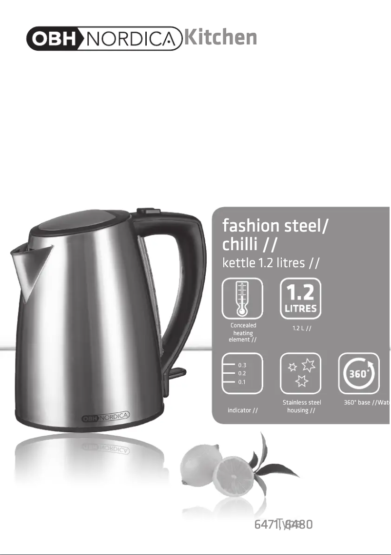 Image de la première page du manuel de l'appareil Fresh Chilli