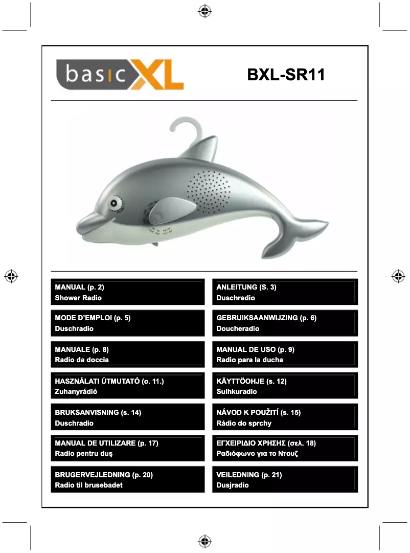 Página 1 del manual Manual de usuario basicXL BXL-SR11