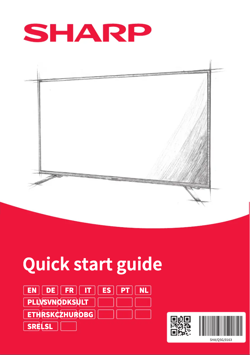 Page n°1 - Manuel utilisateur Sharp 32EE2E