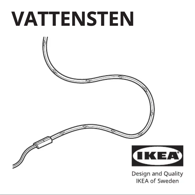 Page 1 de la notice Manuel utilisateur Ikea VATTENSTEN 305.305.88