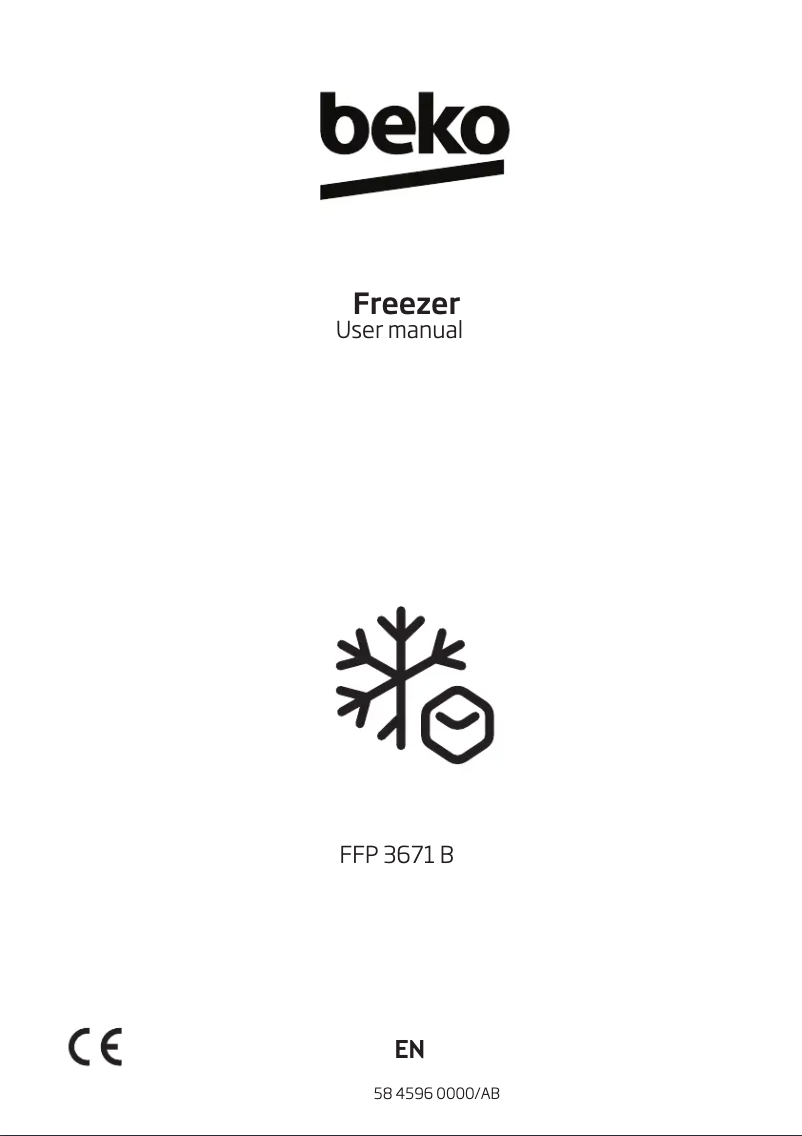 Page 1 de la notice Manuel utilisateur Beko FFP3671B