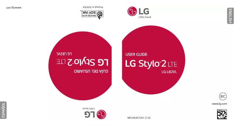 Page n°1 - Manuel utilisateur LG Stylo 2 LTE