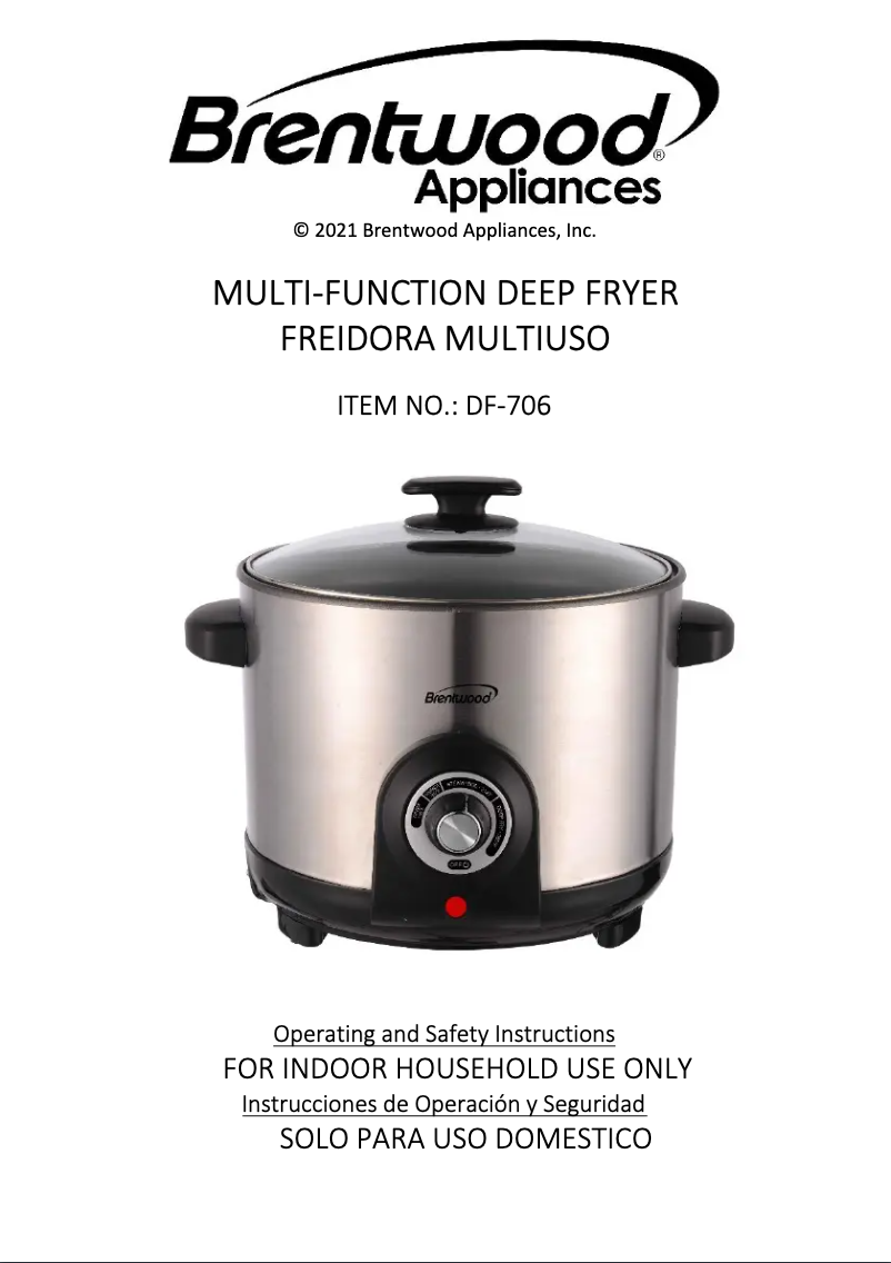 Image de la première page du manuel de l'appareil DF-706