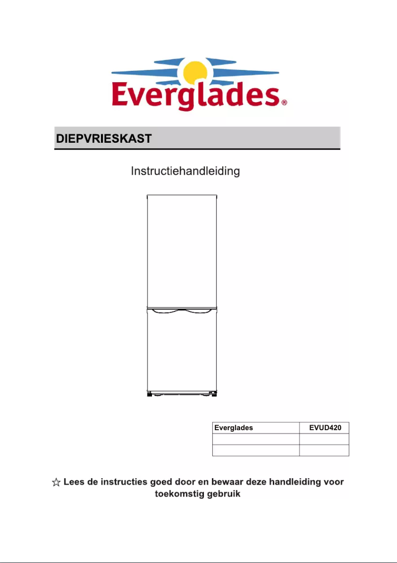 Page 1 de la notice Manuel utilisateur Everglades EVUD420