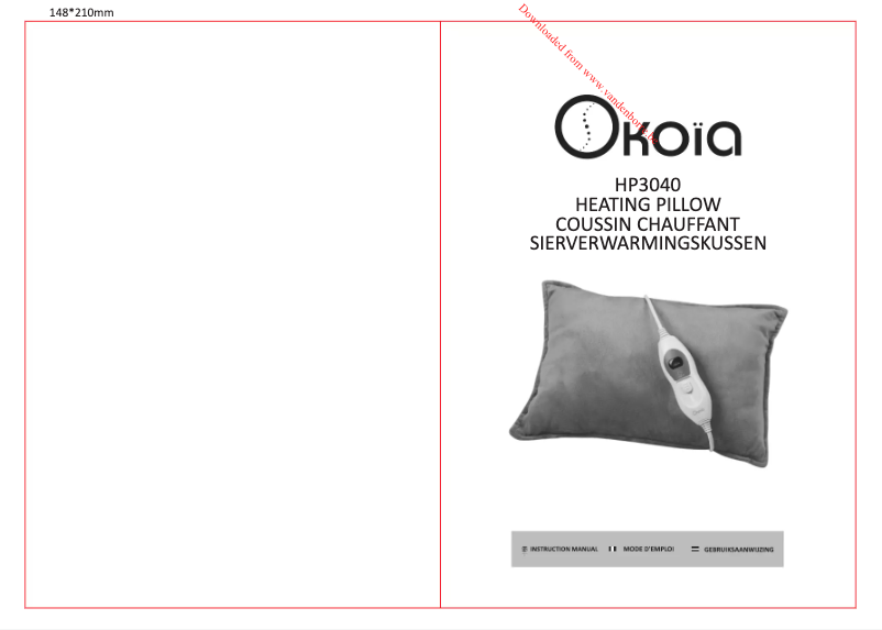 Page 1 de la notice Manuel utilisateur OKOIA HP3040