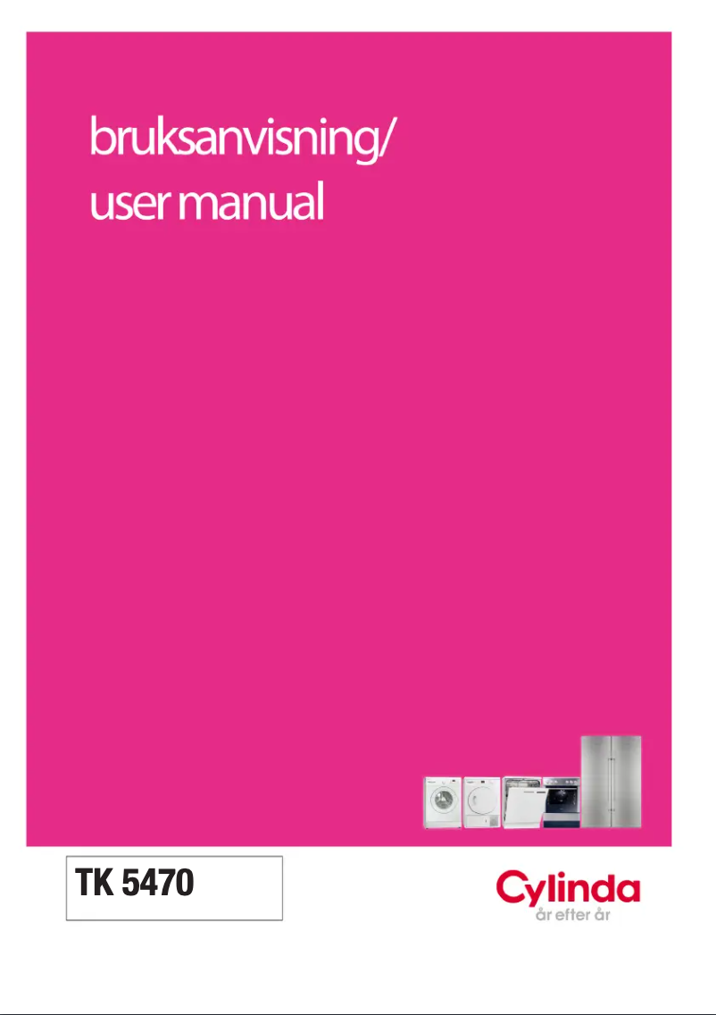 Page 1 de la notice Manuel utilisateur Cylinda TK 5470