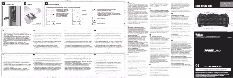 Página 1 del manual Manual de usuario Speed-Link Virtuis SL-6481