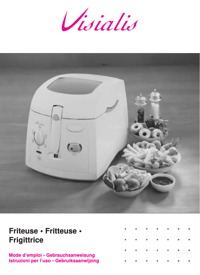 Page 1 de la notice Manuel utilisateur Tefal 6172 Visialis