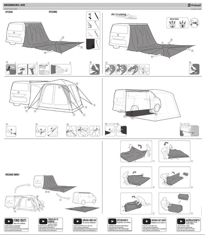 Page 1 de la notice Guide d'installation Outwell Bremburg Air
