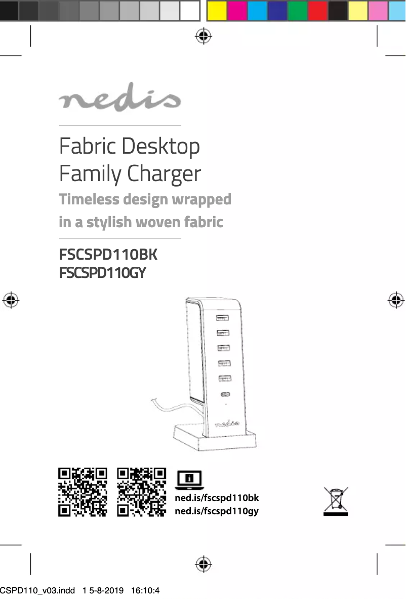 Page n°1 - Manuel utilisateur Nedis FSCSPD110GY