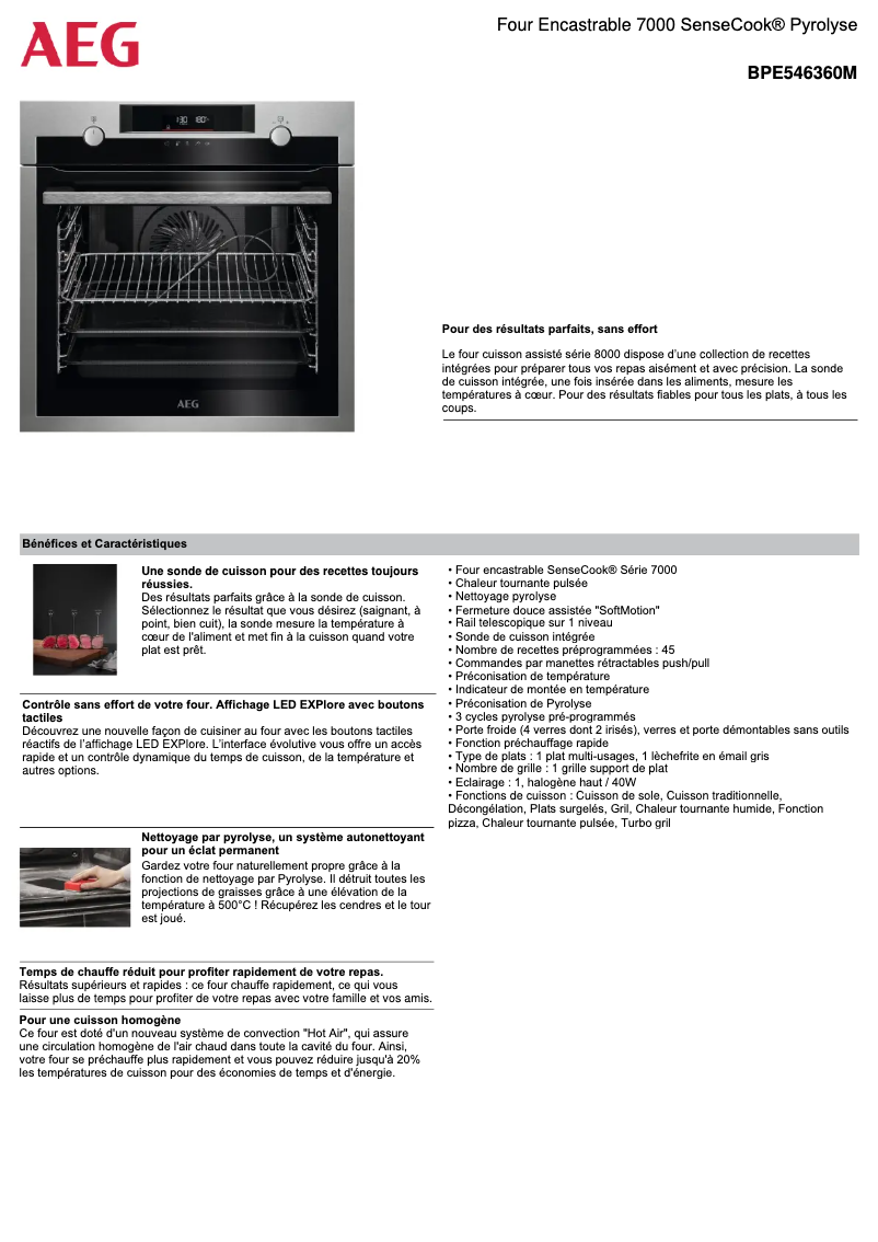 Imagen de la primera página del manual del dispositivo BPE546360M