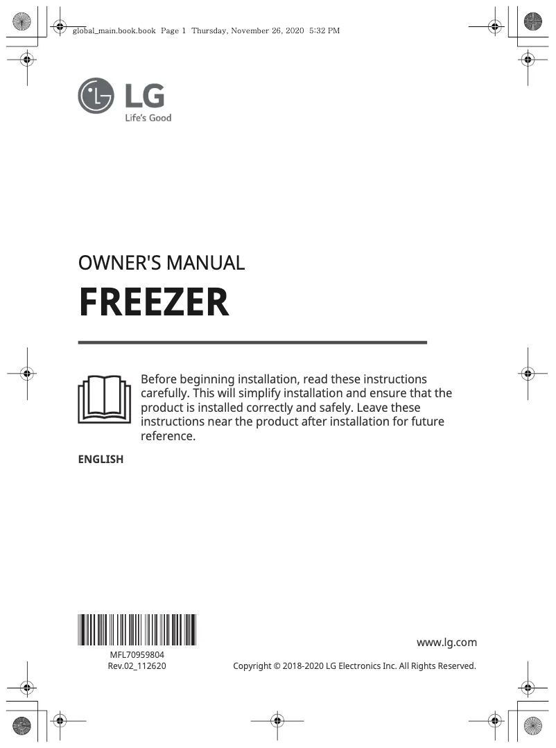 Image de la première page du manuel de l'appareil KF5237SWJZ