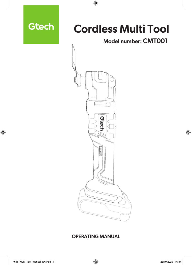 Page 1 de la notice Manuel utilisateur G-Technology CMT001