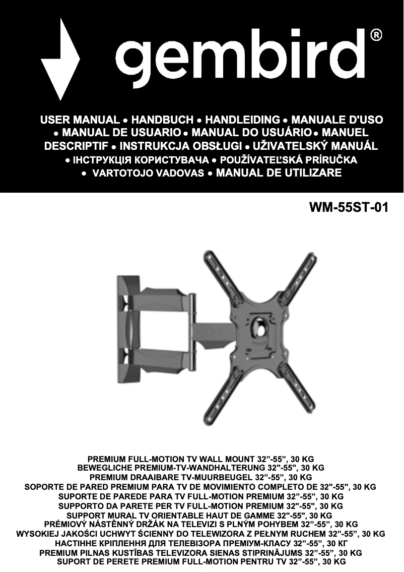 Image de la première page du manuel de l'appareil WM-55ST-01