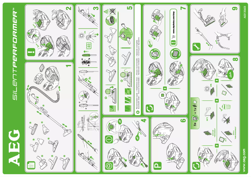 Page n°1 - Manuel utilisateur AEG Silent Performer ASP7130
