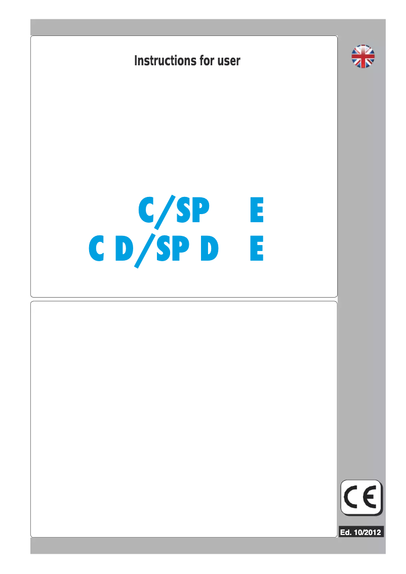 Page n°1 - Manuel utilisateur Hoonved SP50DE