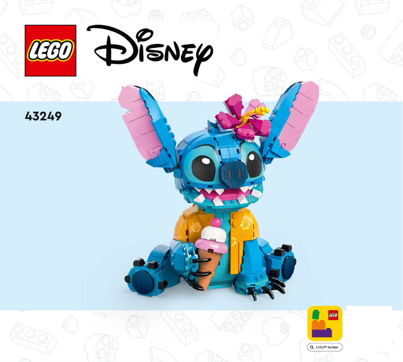 Page 1 de la notice Manuel utilisateur Lego Disney 43249