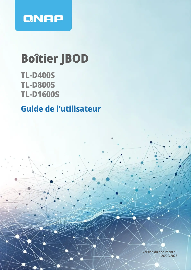 Página 1 del manual Manual de usuario QNAP TL-D800S