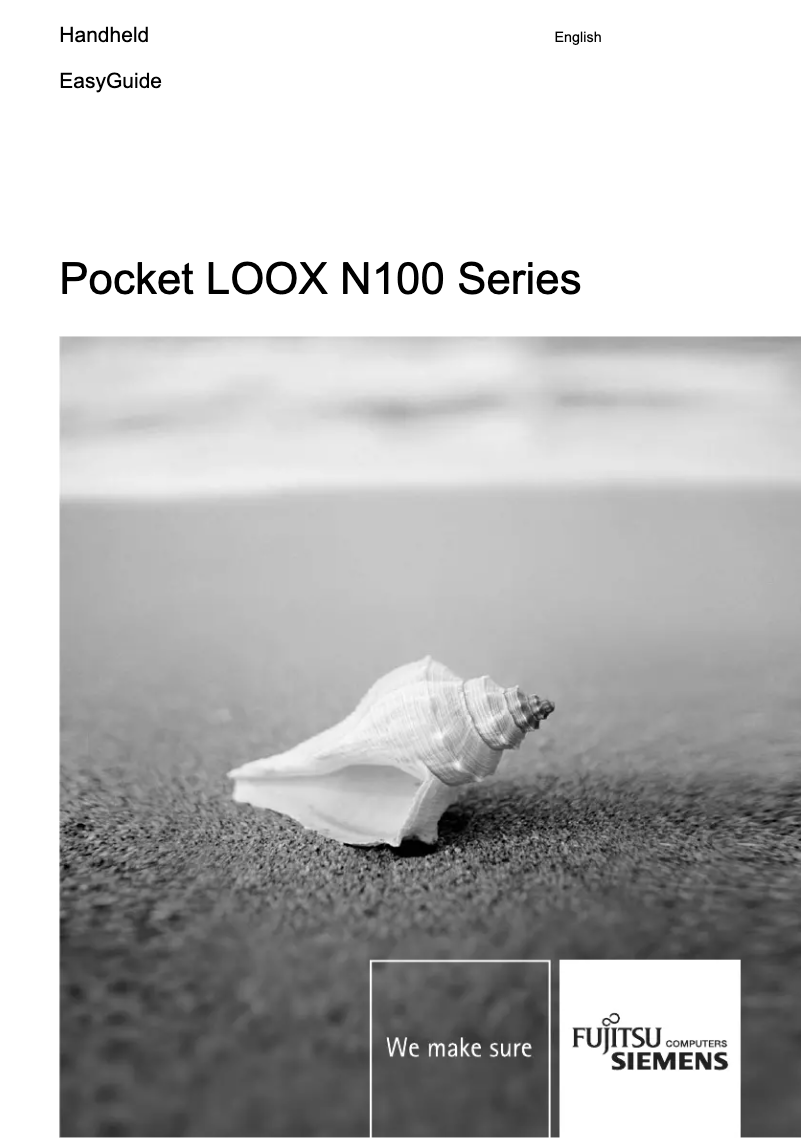 Page n°1 - Manuel utilisateur Fujitsu Siemens Pocket LOOX N100