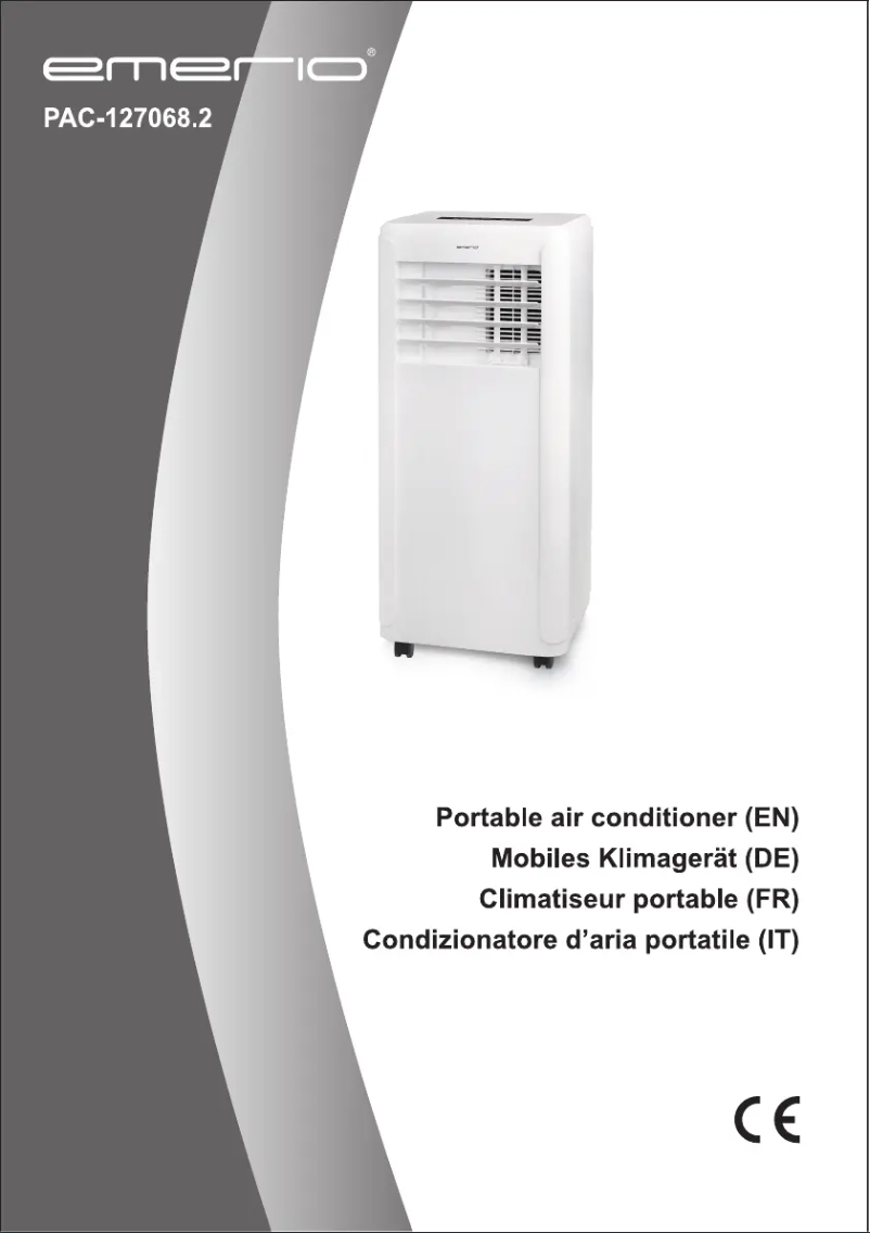 Image de la première page du manuel de l'appareil PAC-127068.2