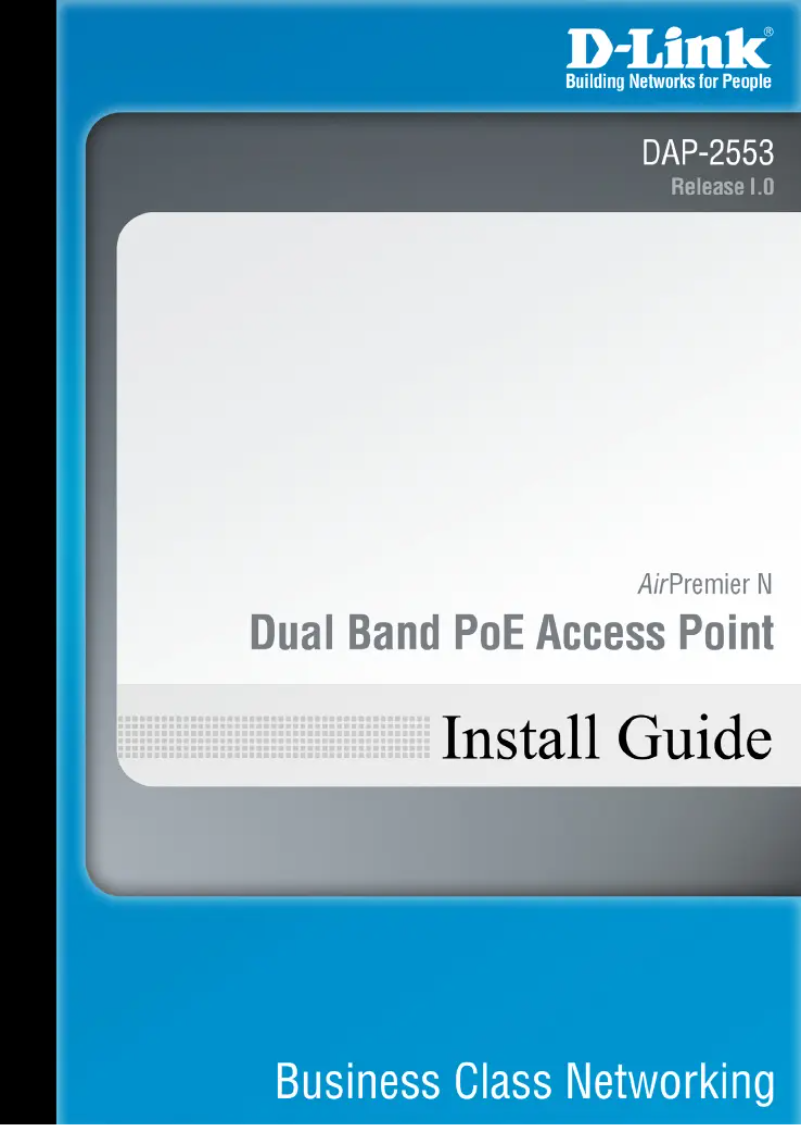 Page 1 de la notice Manuel utilisateur D-Link DAP-2553