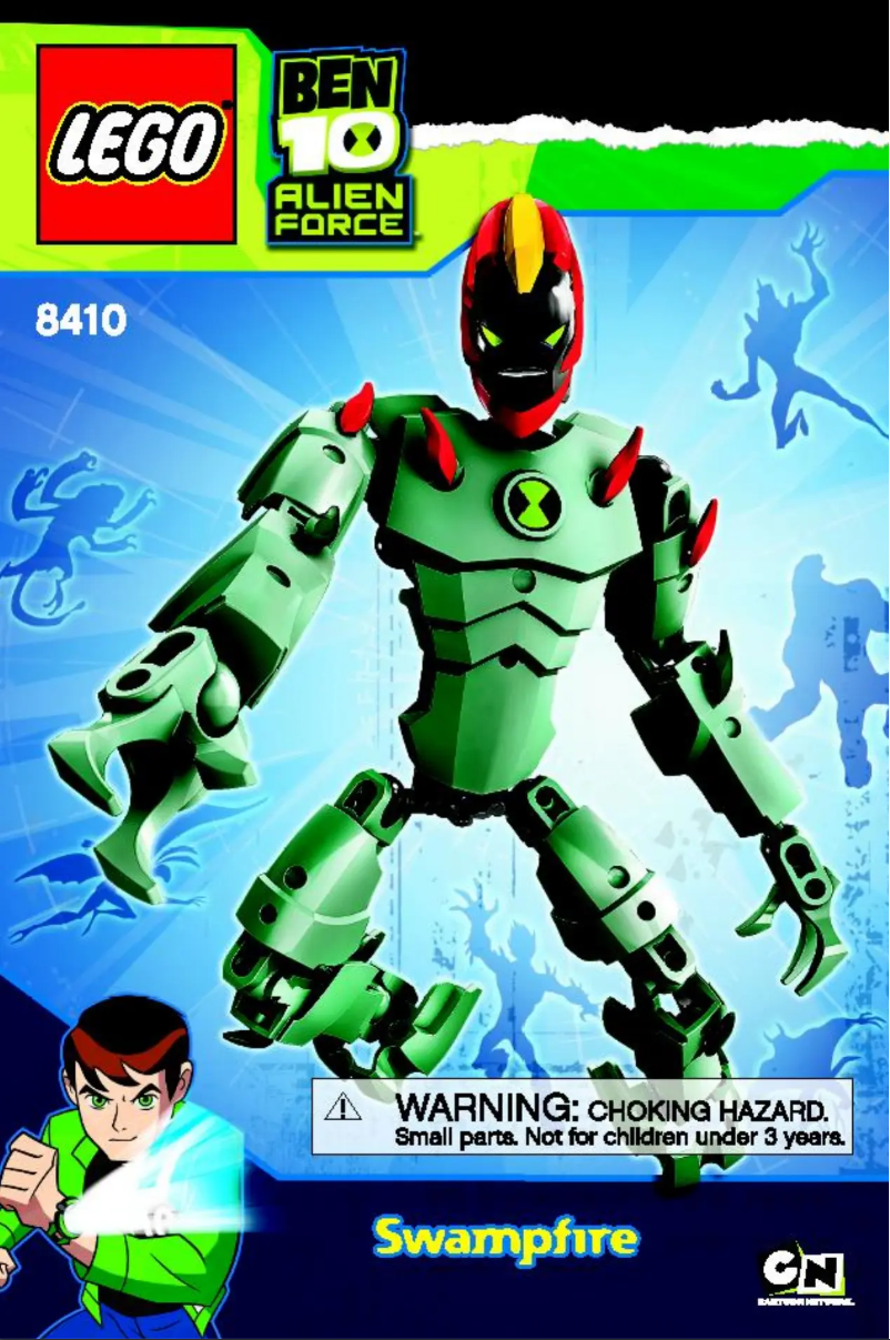 Page 1 de la notice Manuel utilisateur Lego Ben 10 8410