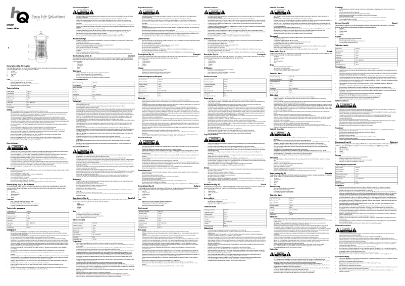 Page n°1 - Manuel utilisateur HQ IK18W