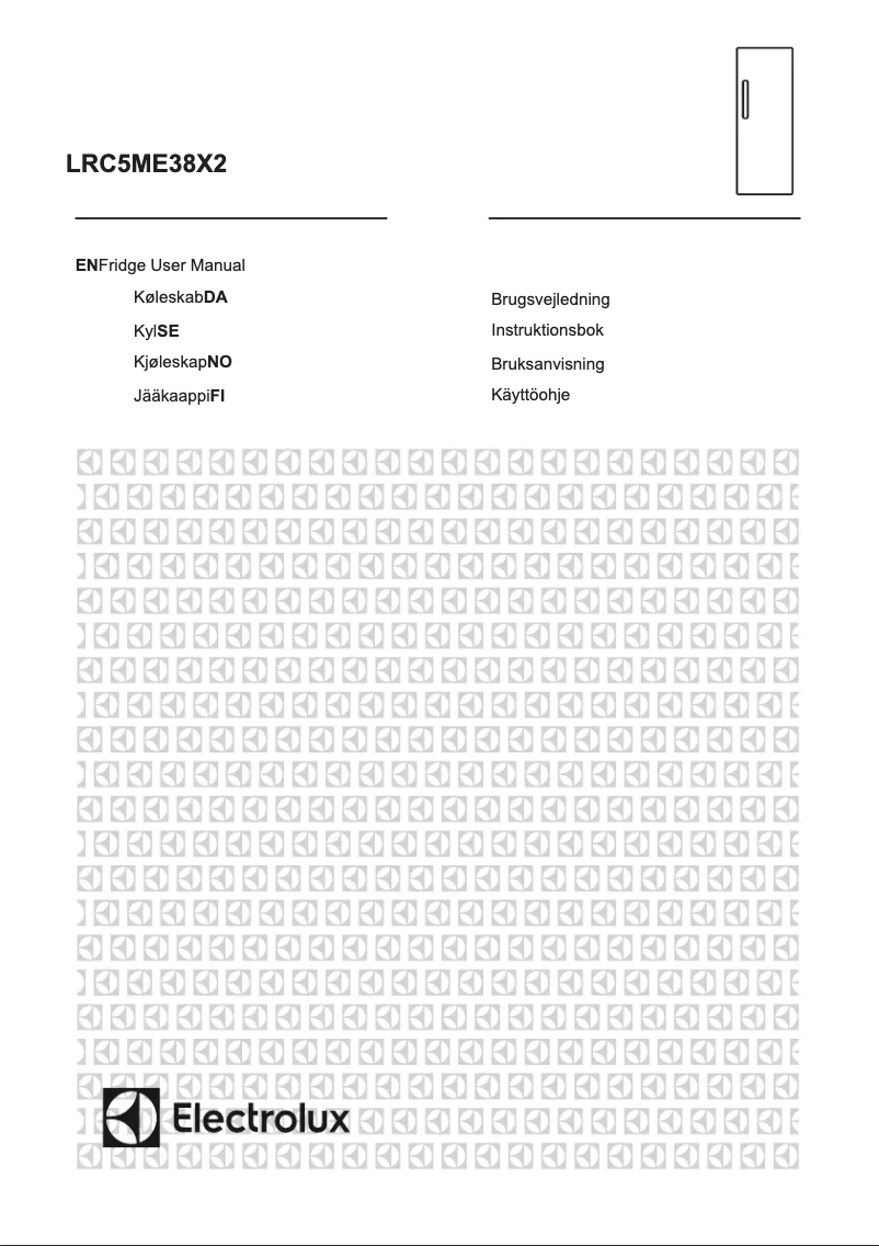Page 1 de la notice Manuel utilisateur Electrolux LRC5ME38X2