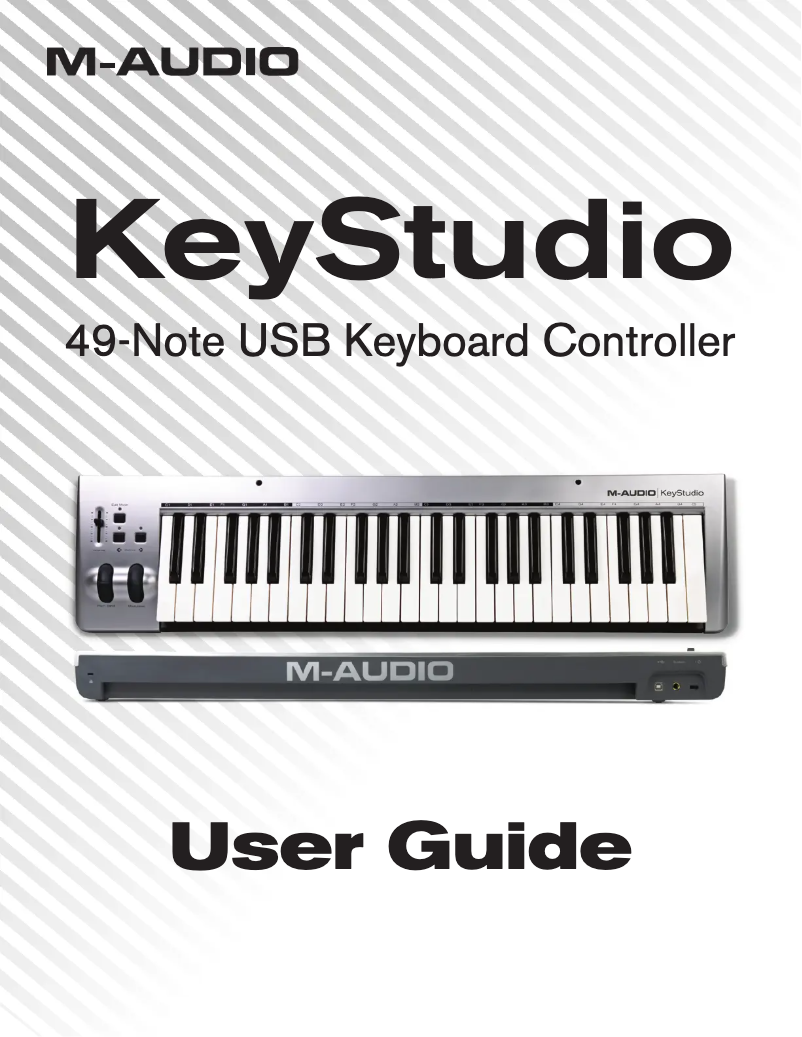 Image de la première page du manuel de l'appareil KeyStudio