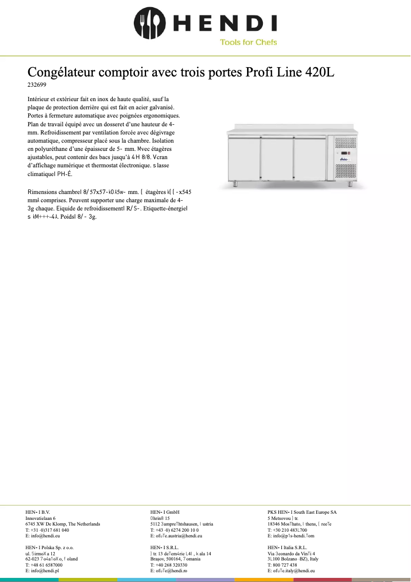 Page n°1 - Fiche technique Arktic 232699