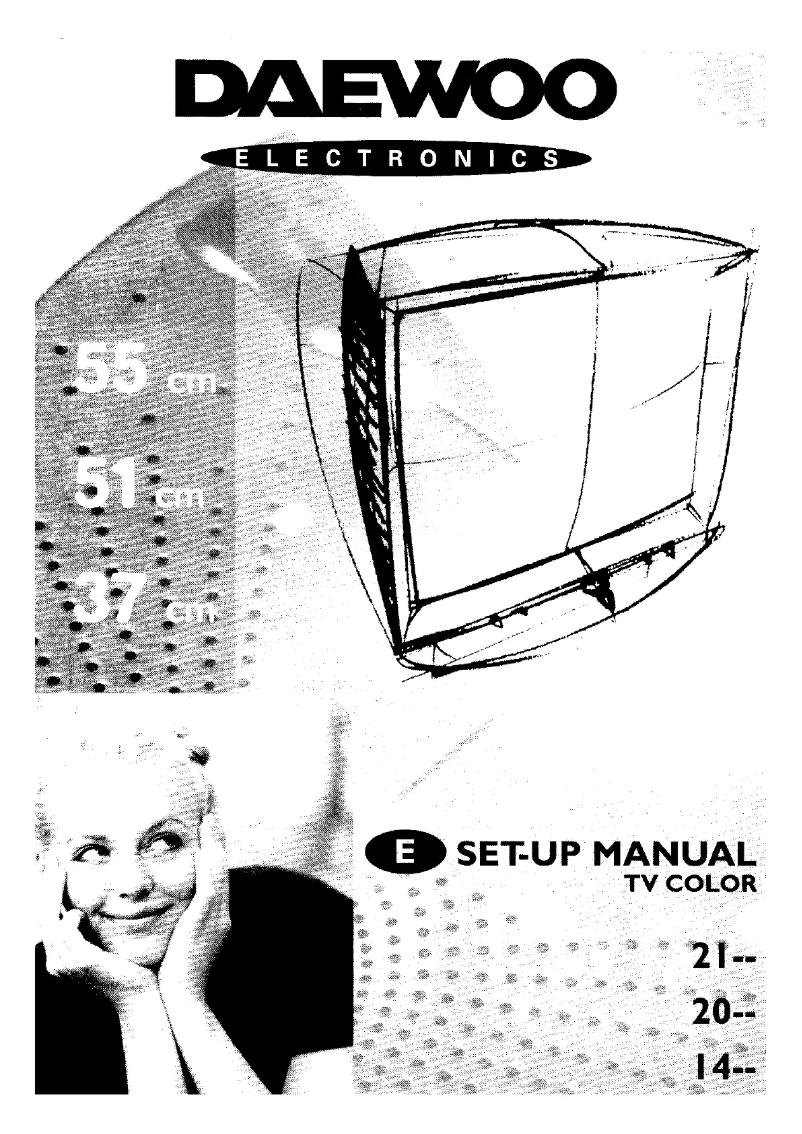 Page 1 de la notice Manuel utilisateur Daewoo 14C7GT