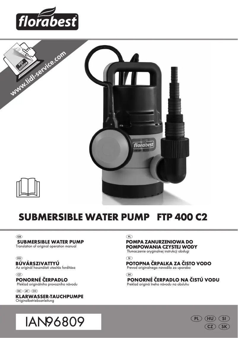 Page n°1 - Manuel utilisateur Florabest FTP 400 C2