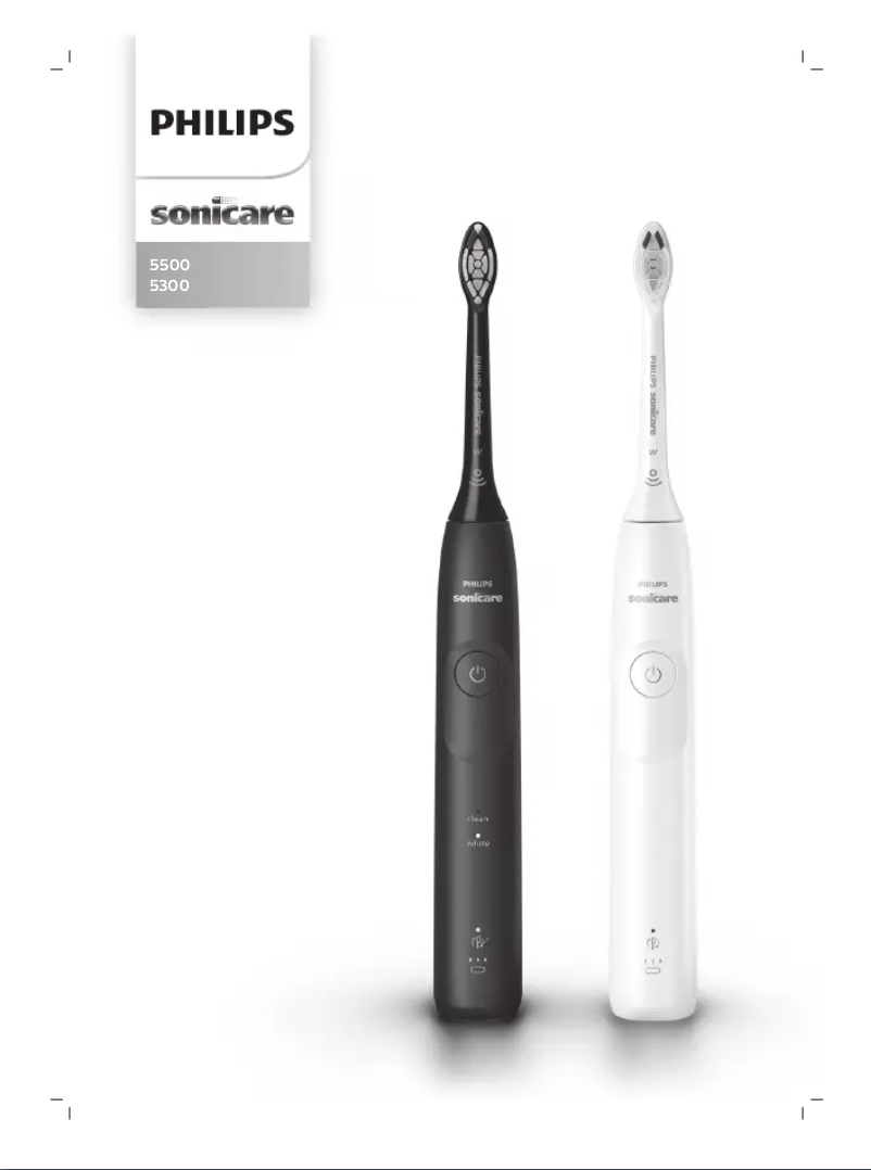 Page n°1 - Manuel utilisateur Philips Sonicare 5500 HX7110