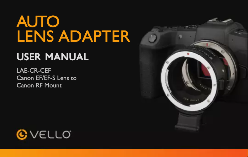 Image de la première page du manuel de l'appareil LAE-CR-CEF