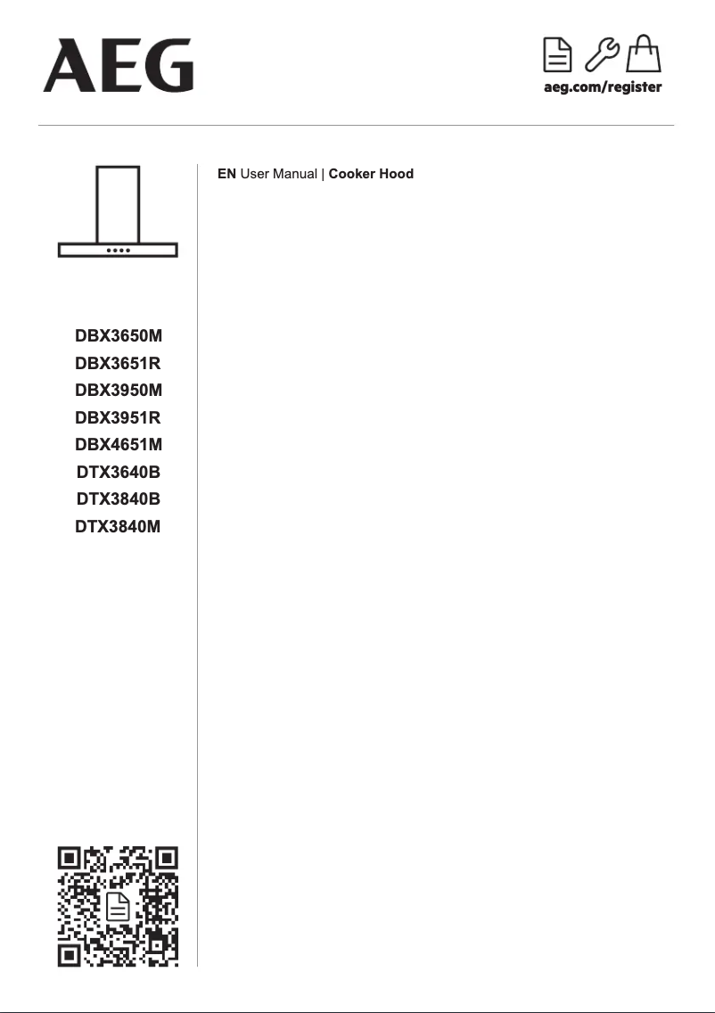 Page n°1 - Manuel utilisateur AEG DTX3640B