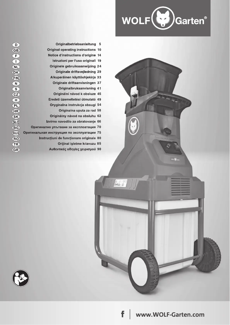 Page n°1 - Manuel utilisateur Wolf Garten SDE 2800 EVO